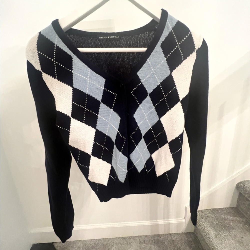 brandy melville plaid top